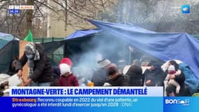 Montagne Verte: le campement évacué 