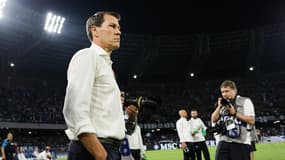 Rudi Garcia sur le banc du Napoli en octobre 2023.
