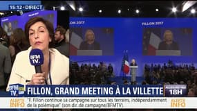 Meeting de François Fillon au Zénith: Le couple ovationné à leur arrivée (1/3)