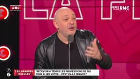"Permettre à tous les électeurs de recevoir à temps l'information nécessaire avant de voter dimanche... C'est ça la France !"
