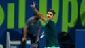 Roger Federer a remporté son premier match après 13 mois d'absence et 2 opérations du genou droit face au Britannique Daniel Evans au 2e tour du tournoi de Doha, le 10 mars 2021