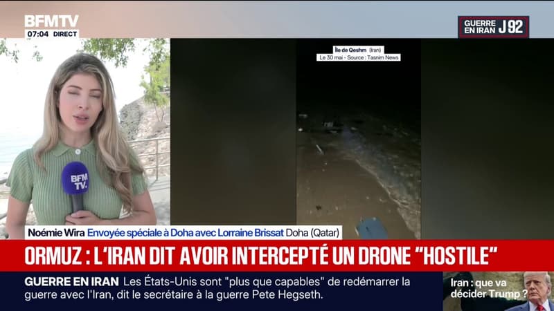 Guerre au Moyen-Orient: l'Iran dit avoir intercepté un drone "hostile" sur une île à l'entrée du détroit d'Ormuz