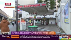 Une bande de voyous a pris en main une station-service