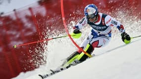 Le Français Alexis Pinturault, lors du slalom du combiné aux Championnats du monde, le 11 février 2019 à Are (Suède)