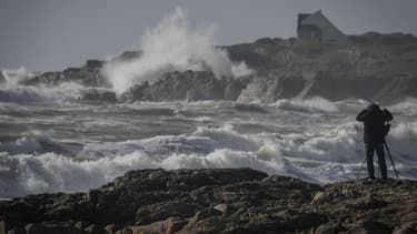 Des vents violents à Batz-sur-Mer en Loire-Atlantique, le 4 mars 2019. (Photo d'illustration)
