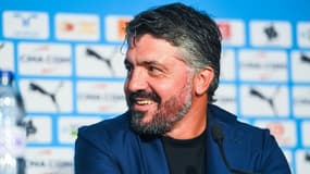 Gennaro Gattuso en conférence de presse avec l'OM, 28 septembre 2023