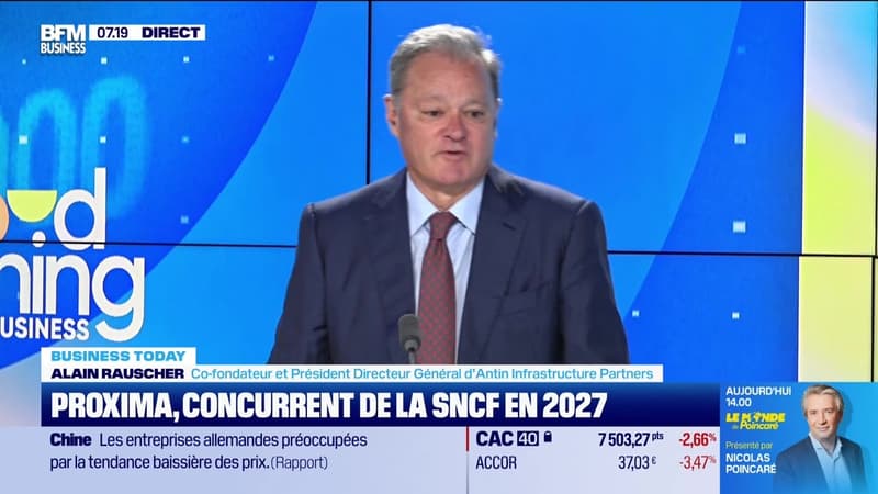 Alain Rauscher (Antin Infrastructure Partners) : Antin soutient le projet TGV de Proxima - 17/06