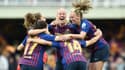 Des footballeuses du FC Barcelone en Ligue des champions, le 28 avril 2019