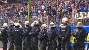 Des supporters d'Hambourg