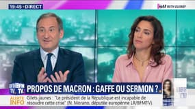 Propos d’Emmanuel Macron: Gaffe ou sermon ?