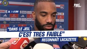 OL 1-0 OM : "Dans le jeu, c'est très faible" reconnaît Lacazette