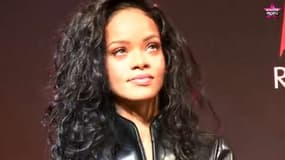 Rihanna de passage à Paris était au Hard Rock Café pour le lancement d'un t-shirt en édition limitée