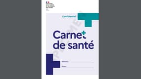 Un exemplaire du nouveau carnet de santé qui entre en vigueur le 1er janvier 2025