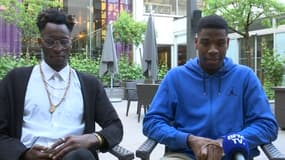 Gloire et Martial, les frères de Naomi Musenga. 