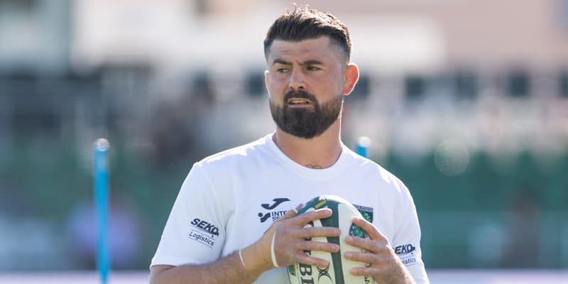 Fred Quercy lors d'un entraînement de l'US Montauban, le 11 octobre 2025