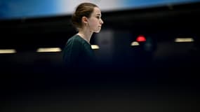 La patineuse russe Kamila Valieva lors d'une séance d'entraînement pendant les Jeux olympiques de Pekin le 101 février 2022 