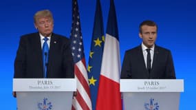 "Vous avez maintenant un grand leader", dit Trump à propos de Macron