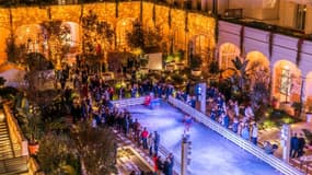 Le jardin enchanté et la patinoire du Carlton Cannes ouverts pour les fêtes de Noël