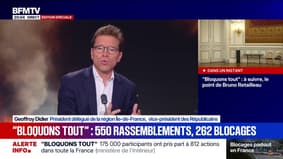 "Bloquons tout" : "Je ne vois pas à quoi a servi cette journée, si ce n'est à se réduire à de la violence", lance Geoffroy Didier, vice-président des Républicains