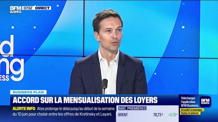 Yohann Petiot (Alliance du Commerce) : Les loyers des commerçants mensualisés - 06/06