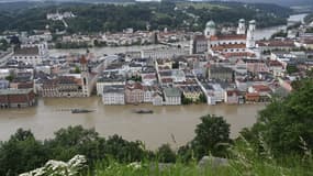 Des inondations en Bavière, dans le sud de l'Allemagne, le mardi 4 juin 2024