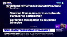 Digne-les-Bains: le débat organisé par EELV 04 annulé