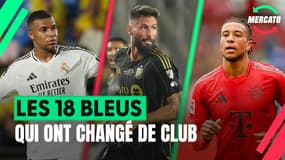 Mbappé, Olise, Giroud ... 18 internationaux français ont changé de club cet été