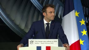 Emmanuel Macron: "Le monde de demain sera plus électrique"