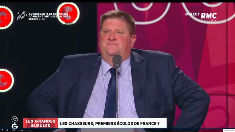 "On a du plaisir dans l'acte de chasse": la phrase polémique de Willy Schraen dans les "Grandes Gueules" de RMC