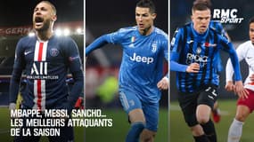 Mbappé, Messi, Sancho... Les meilleurs attaquants de la saison