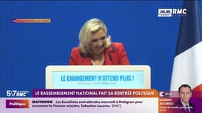 Le rassemblement national fait sa rentrée politique.
