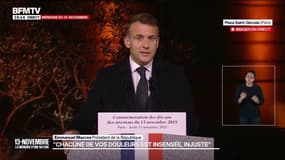 13-Novembre: Emmanuel Macron assure que “nous continuerons de traquer sans relâche les terroristes” 