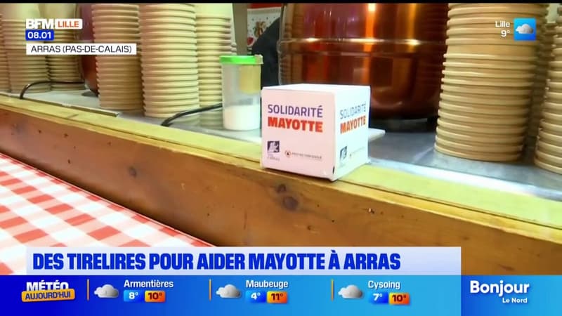 Arras: des tirelires mises en place pour aider Mayotte