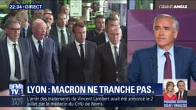 Lyon: Macron ne tranche pas