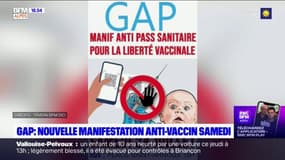 Gap: une nouvelle manifestation anti-vaccin ce samedi