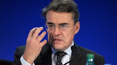 Alexandre de Juniac, lors de la présentation des résultats de son groupe, en février dernier.