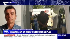 Hausse du prix des carburants: "Baissons un peu les taxes, ce ne sera pas de l'argent perdu", juge Yves Carra (porte-parole de Mobilité Club France)