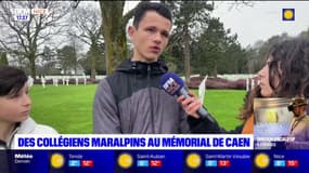 Des collégiens maralpins au mémorial de Caen