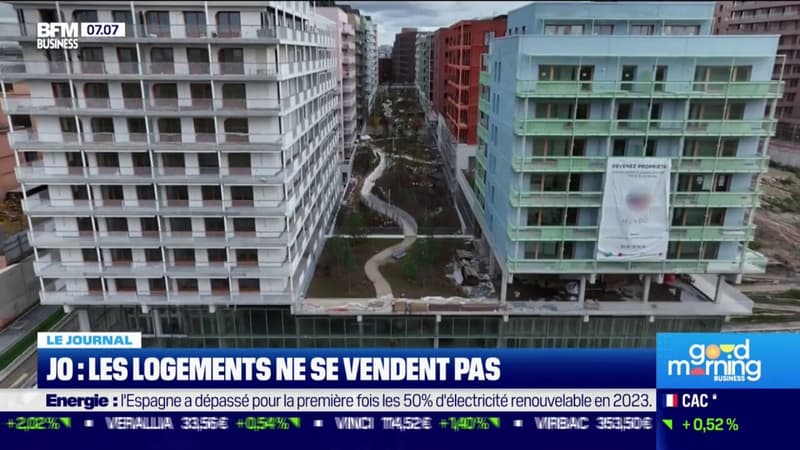 JO : les logements ne se vendent pas