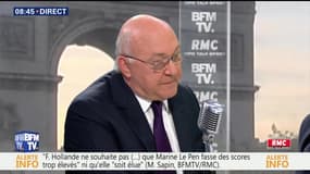 Michel Sapin face à Jean-Jacques Bourdin en direct