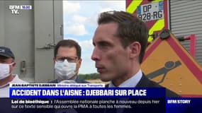 Jean-Baptiste Djebbari fait part de son "émotion" face aux "conséquences tragiques" de l’accident sur la RN2