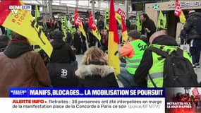 Retraites: la mobilisation se poursuit après l'utilisation du 49.3