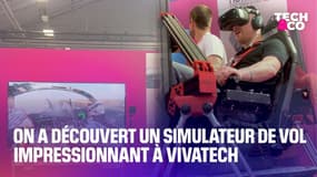 "Le niveau ultime de simulation": on a découvert un simulateur de vol impressionnant à Vivatech
