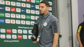Ismaël Bennacer avec l'Algérie, le 15 janvier 2024