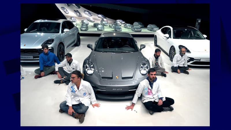 Des militants pour le climat collés au sol du musée Porsche et laissés 42h sans lumière ni chauffage
