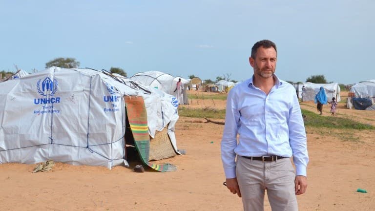 Le Coordinateur humanitaire des Nations Unies Toby Lanzer.