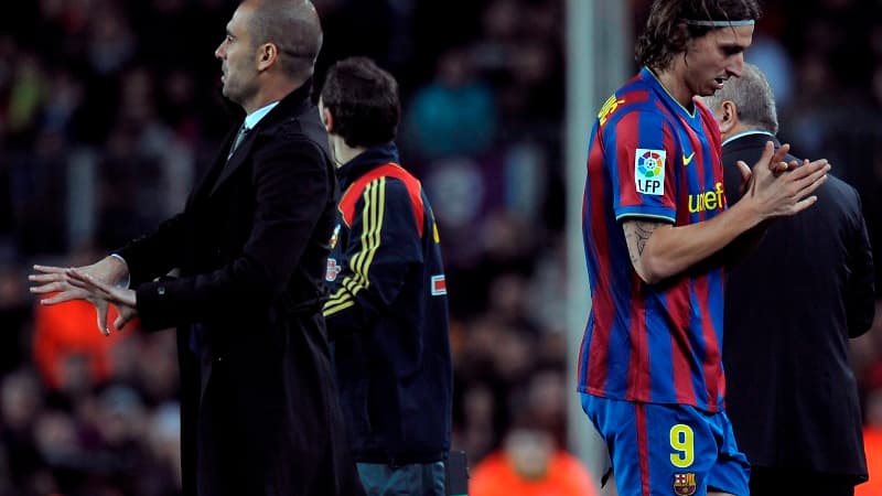 Pep Guardiola et Zlatan Ibrahimovic