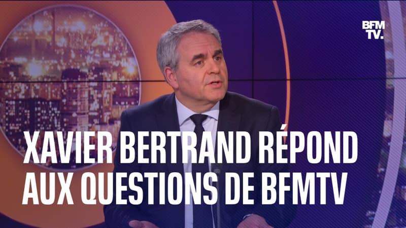 Retraites, inflation: l’interview de Xavier Bertrand sur BFMTV en intégralité