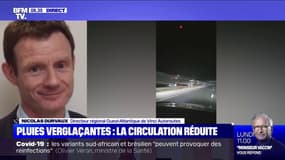 Pour les poids-lourds, "la circulation est interdite sur les départements en alerte rouge", explique ce directeur régional de Vinci Autoroutes