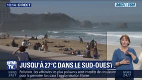 À Biarritz, avec 26°C, c'est l'été... au mois de février